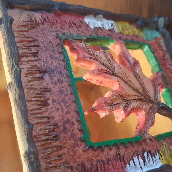 Robert Allen Candle Co Fall Leaves Votive Candle Holder - Picture 8 of 8